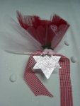 Χειροποίητη μπομπονιέρα γάμου αρραβώνα από αλουμίνιο αστέρι fenia’s collection €1,50